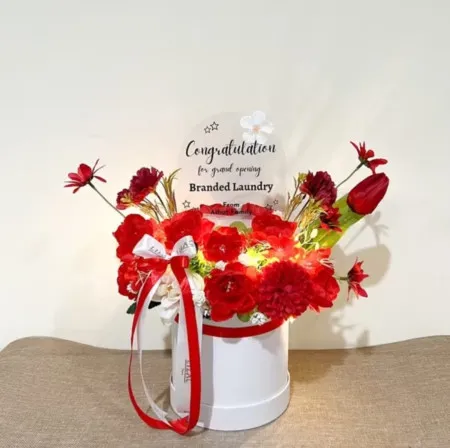 Bloom Box Akrilik Ucapan Grand Opening Pancoran Mas